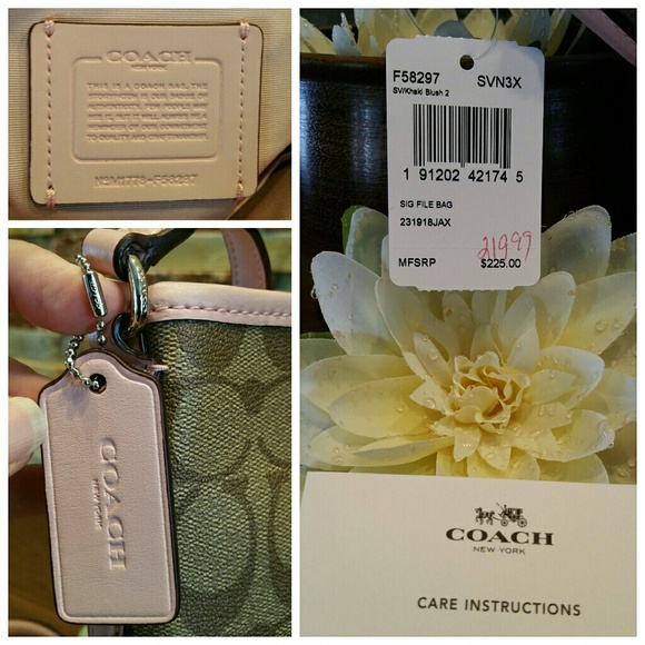 *SALE* NEW Coach File Bag AND Wallet w/ gift boxes - Picture 3 of 8